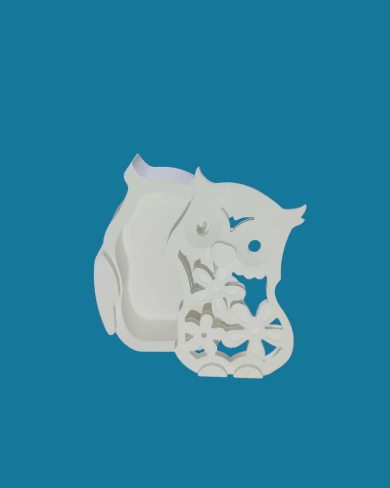 Silikonová forma - Sovička na světýlko - 7,5 cm