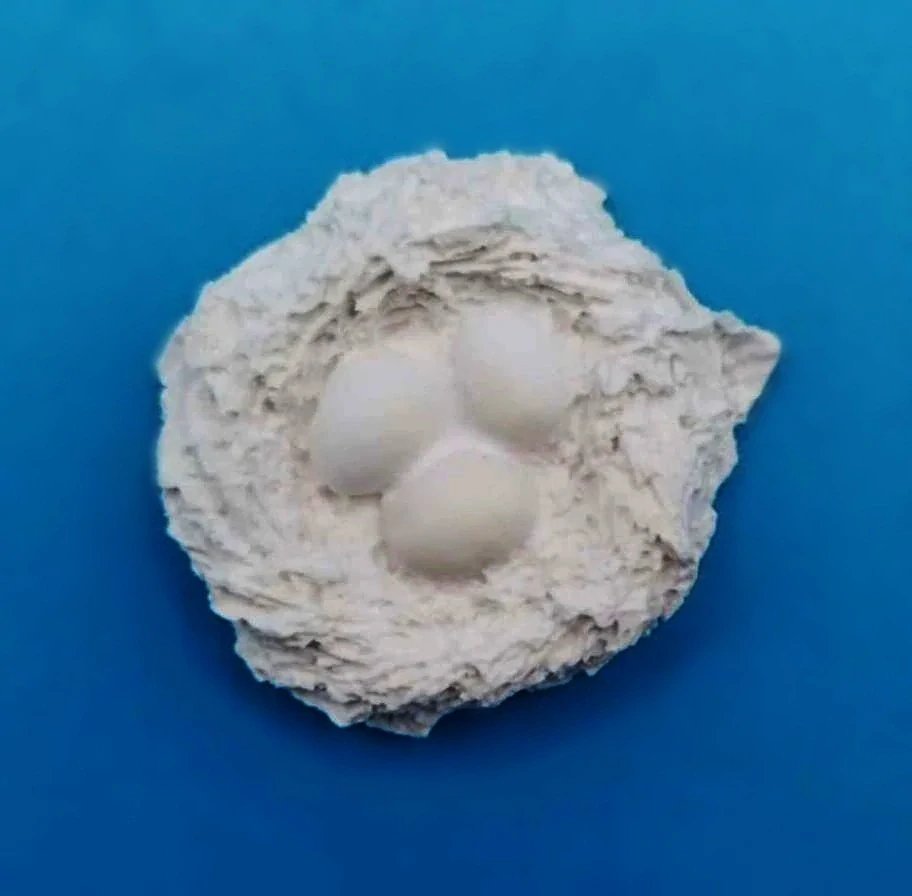 Silikonová forma - Hnízdo s vejci - 4,2 cm
