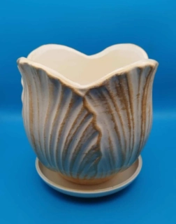 Silikonová forma - Květník tulipán s podkvětníkem