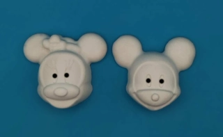 Silikonová forma - Mickey + Minnie - Cena je uvedena za komplet