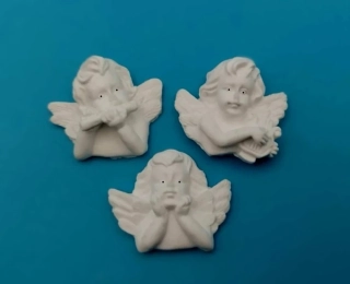 Silikonová forma - Busty andílků - 3 ks - Cena je uvedena za komplet