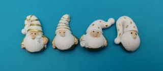 Silikonová forma - Sada mini santíků - 4 ks - Cena je uvedena za sadu