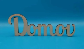 Silikonová forma - Nápis "Domov" č.1