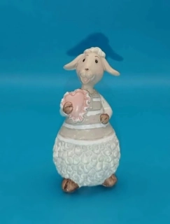 Silikonová forma - Ovečka se srdíčkem