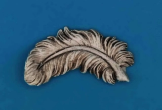 Silikonová forma - Pírko
