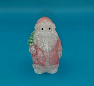 Silikonová forma - Santa s vánočním stromkem
