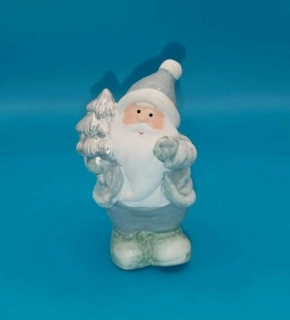 Silikonová forma - Santa s vánočním stromkem 