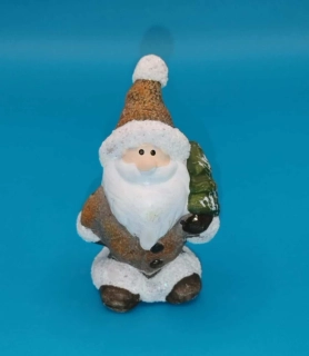 Silikonová forma - Santa s vánočním stromečkem