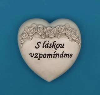 Silikonová forma - Smuteční srdce
