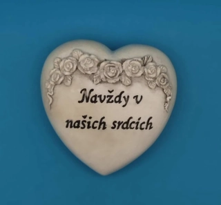 Silikonová forma - Smuteční srdce