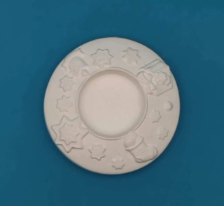 Silikonová forma - Vánoční svícen č.1