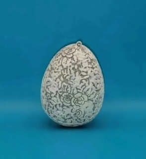 Silikonová forma - Vejce zdobené - 9,5 cm (bez očka)