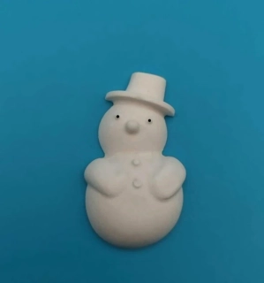 Silikonová forma - Mini sněhuláček