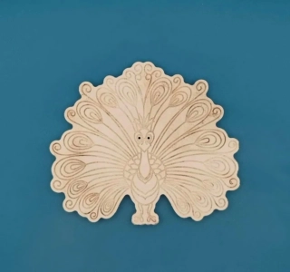 Silikonová forma - Mandala páv č.2