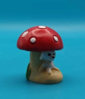 Silikonová forma - Pejsek u mochomůrkou