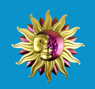 Silikonová forma - Slunce/Měsíc
