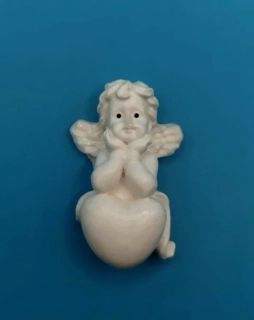 Silikonová forma - Andílek na srdíčku