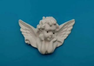Silikonová forma - Andílek s opřenou hlavou