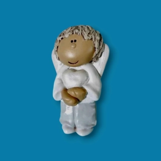 Silikonová forma - Andílek se srdcem - 20 cm