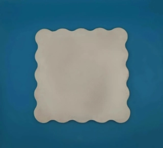 Silikonová forma - Podnos s vlnitým okrajem - 20 cm