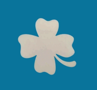 Silikonová forma - Čtyřlístek - 0,3 cm