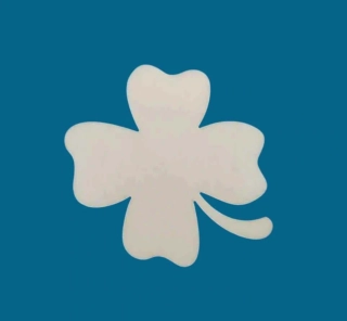 Silikonová forma - Čtyřlístek - 0,6 cm