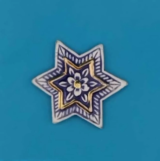 Silikonová forma - Hvězdička malovaná