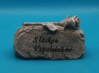 Silikonová forma - Smuteční kámen