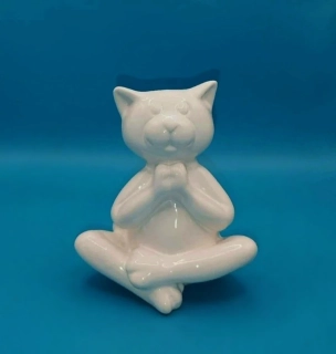 Silikonová forma - Kočka jogínka č.2